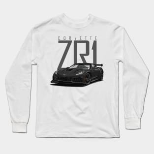 Chevy Corvette C7 ZR1 (Jet Black) Long Sleeve T-Shirt